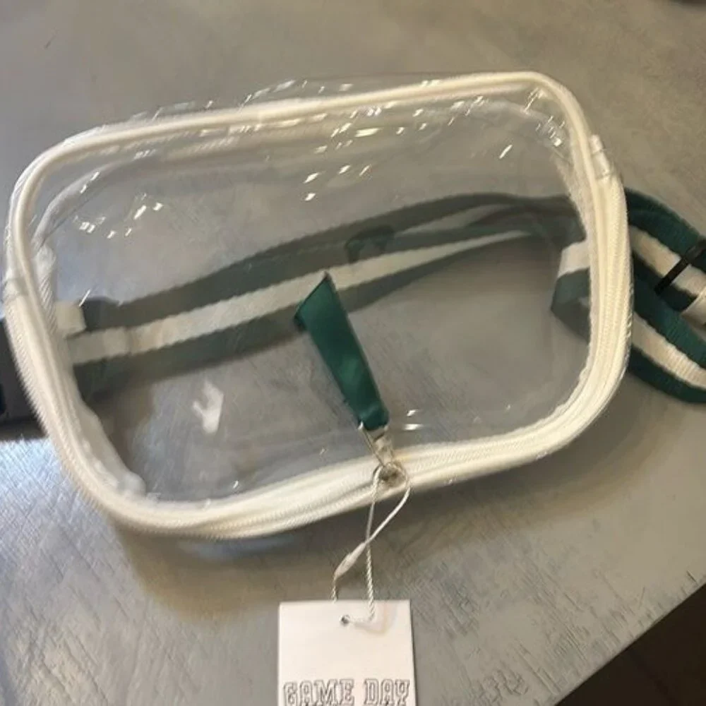 Clear Game Day Fanny Pack / Belt Bag / waist pouch - Picture 3 of 5